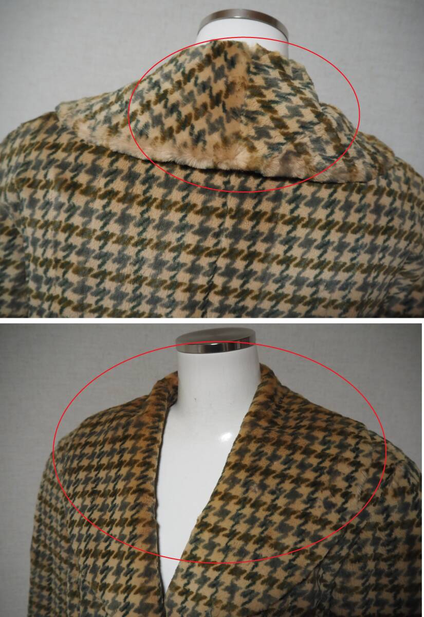 ■シェアードウィーゼル■ハーフコート■着丈75㎝■KIMIZIMA■_画像4