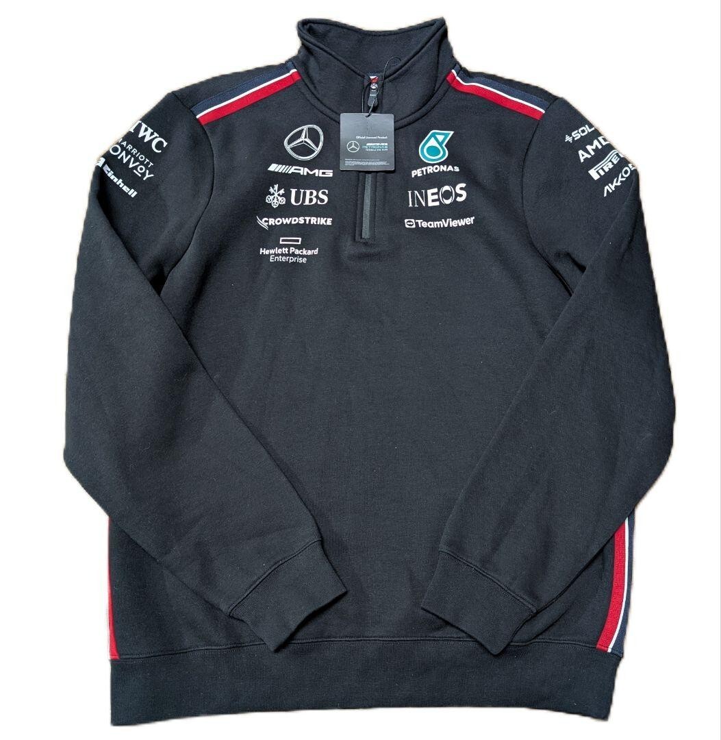 【タグ付き】2023 メルセデスAMG F1 ジャケット L Puma★ハミルトン ロズベルグ ベンツ F1日本GP 鈴鹿サーキット TOMMYHILFIGER フリース_画像1