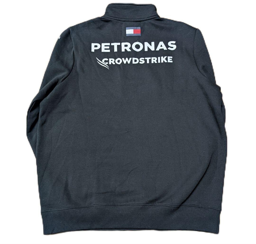 【タグ付き】2023 メルセデスAMG F1 ジャケット L Puma★ハミルトン ロズベルグ ベンツ F1日本GP 鈴鹿サーキット TOMMYHILFIGER フリース_画像2