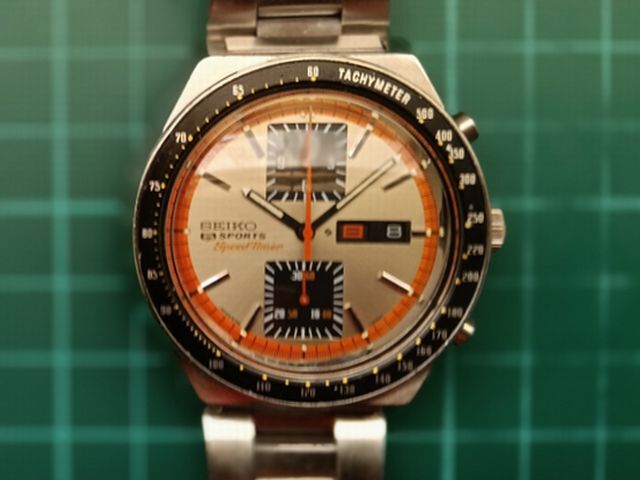 激レア スピードタイマー 角目 SEIKO Speed-Timer KAKUME 6138-0030 初期JDM 美品_画像2
