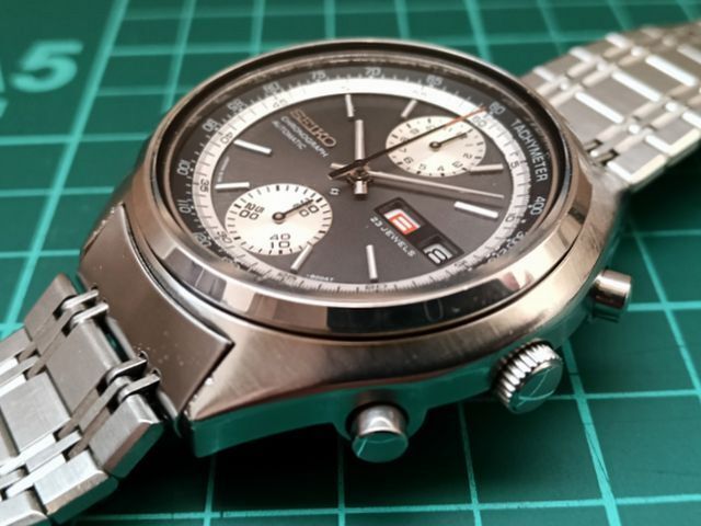 超入手困難 スピードタイマー SEIKO Speed-Timer 6138-8001 逆PANDA JDMモデル 良品_画像1