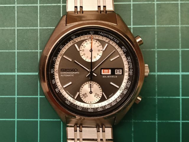 超入手困難 スピードタイマー SEIKO Speed-Timer 6138-8001 逆PANDA JDMモデル 良品_画像2