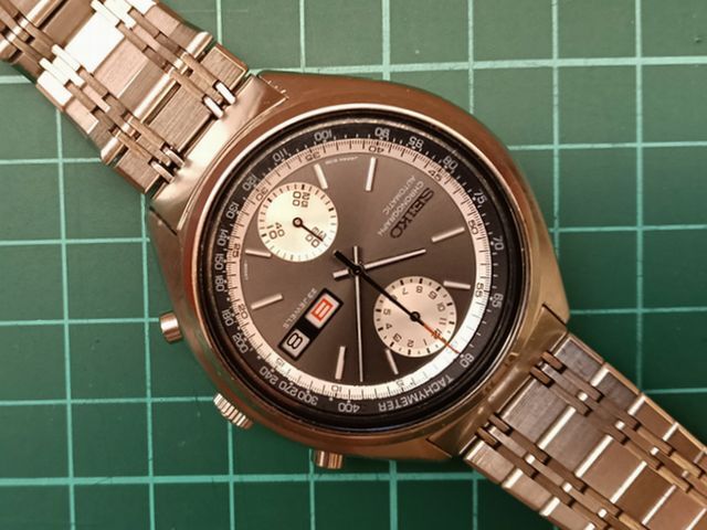 超入手困難 スピードタイマー SEIKO Speed-Timer 6138-8001 逆PANDA JDMモデル 良品_画像3