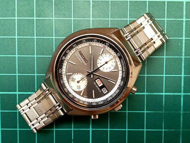 超入手困難 スピードタイマー SEIKO Speed-Timer 6138-8001 逆PANDA JDMモデル 良品_画像4