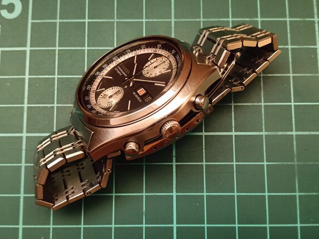 超入手困難 スピードタイマー SEIKO Speed-Timer 6138-8001 逆PANDA JDMモデル 良品_画像5