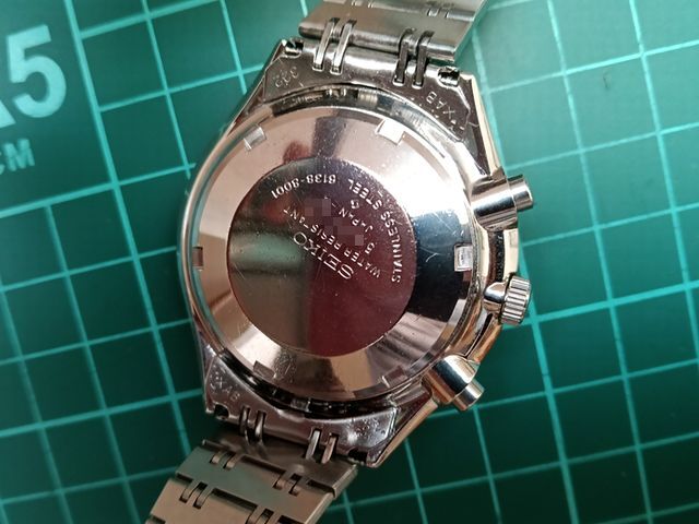 超入手困難 スピードタイマー SEIKO Speed-Timer 6138-8001 逆PANDA JDMモデル 良品_画像7
