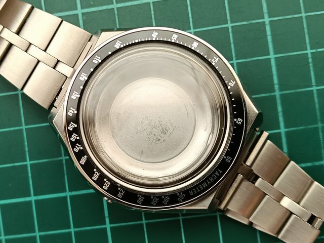 激レア セイコー スピードタイマー 角目 SEIKO 6138-0030 ケース & ブレス 新古品_画像3