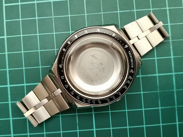 激レア セイコー スピードタイマー 角目 SEIKO 6138-0030 ケース & ブレス 新古品_画像4