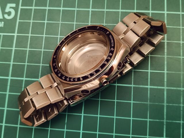 激レア セイコー スピードタイマー 角目 SEIKO 6138-0030 ケース & ブレス 新古品_画像5