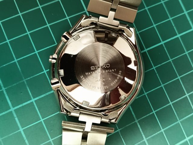 激レア セイコー スピードタイマー 角目 SEIKO 6138-0030 ケース & ブレス 新古品_画像7