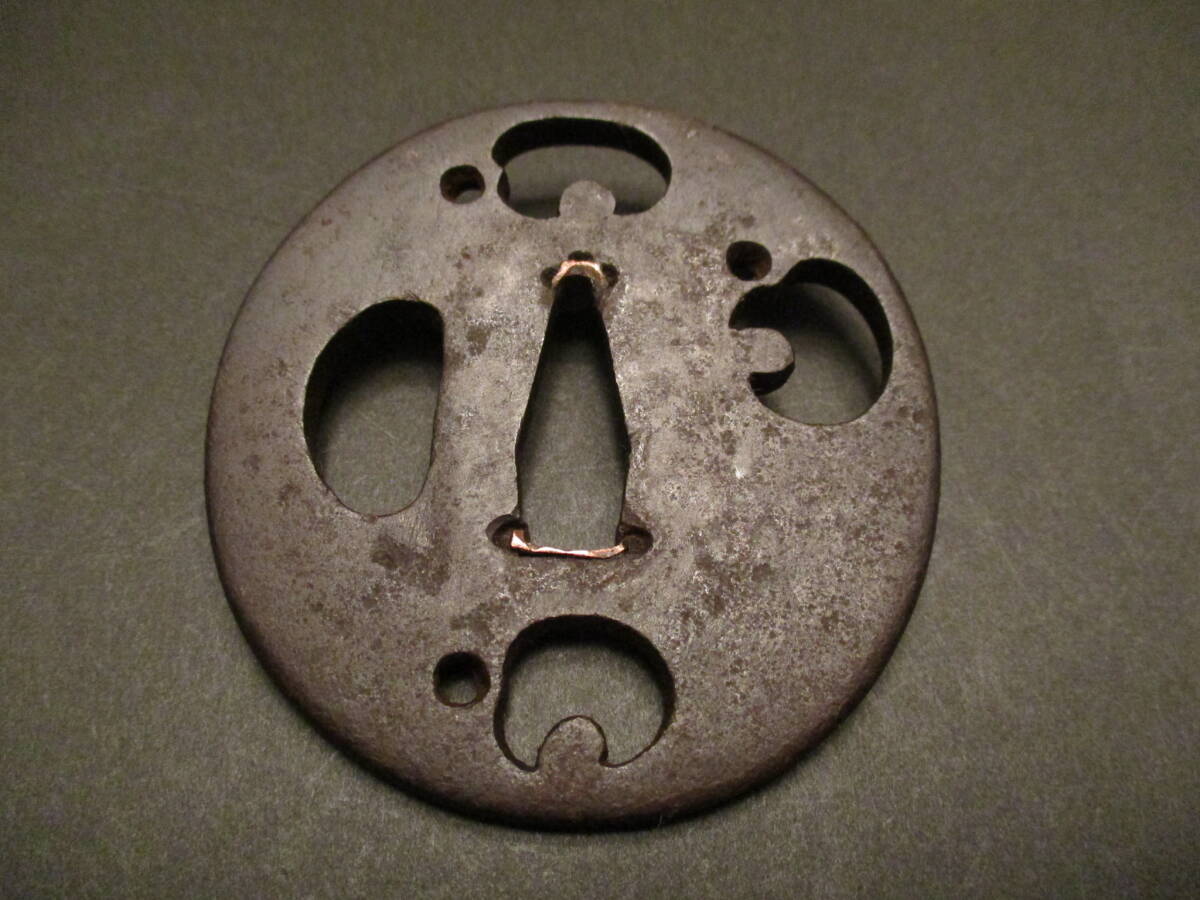  Edo период ... металлический гарда меча японский меч доспехи доспехи 