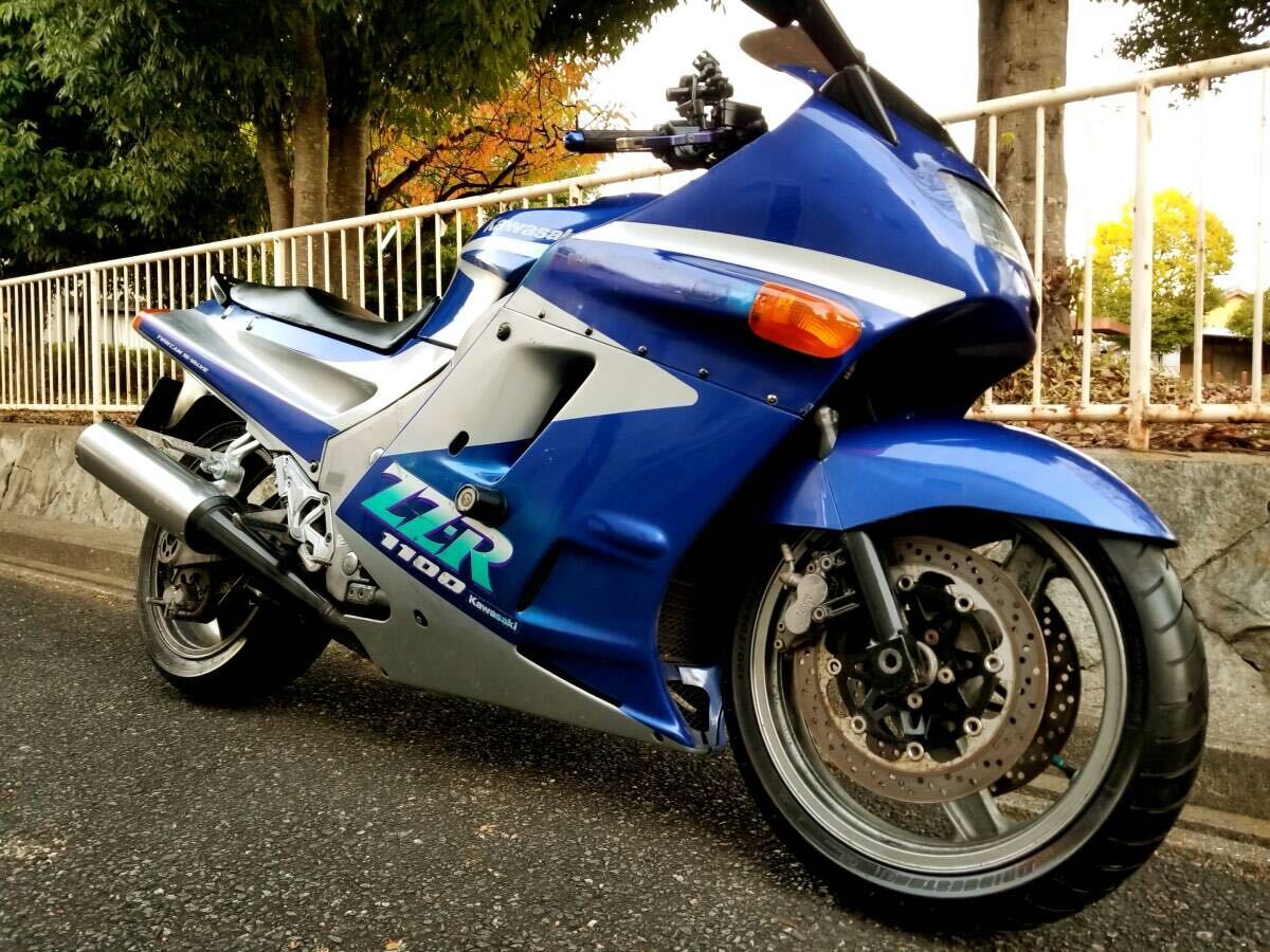 ●1円スタート完全売り切り!●兵庫県明石市からの出品!KAWASAKI ZXT10C ZZR1100 とても希少な完全フルノーマル車!_画像2