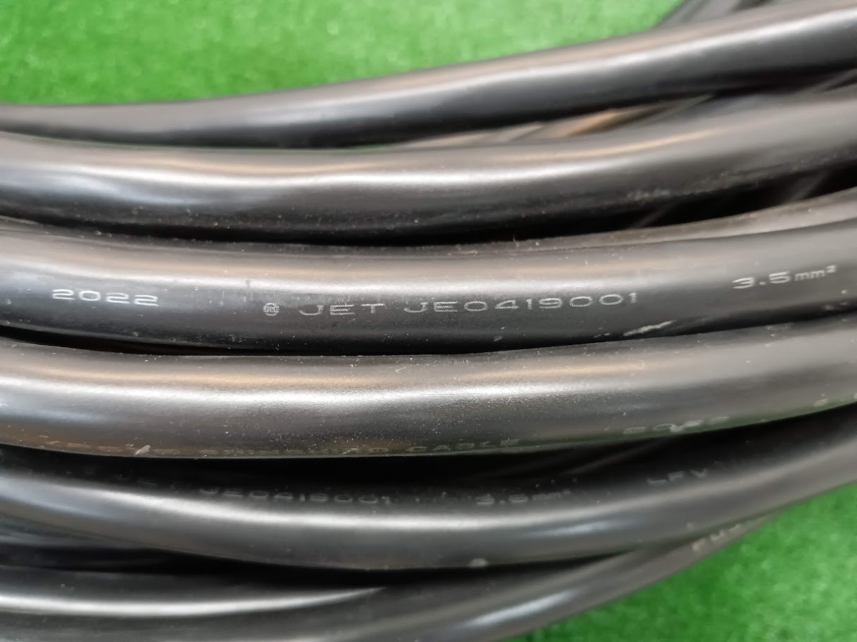 未使用 フジクラ CVケーブル CV3×3.5SQ 3芯 3.5mm 長さ不明 約16kg 2022年製_画像4