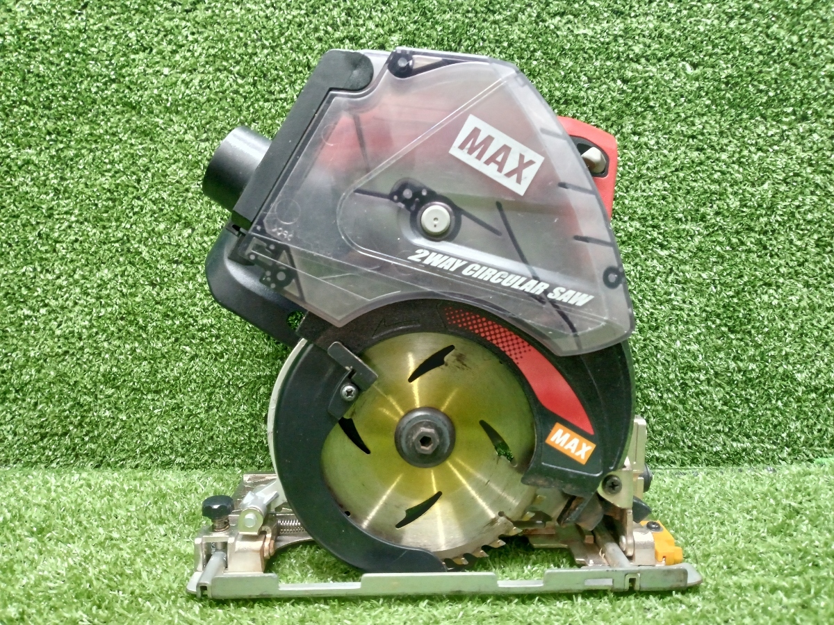 中古 MAX マックス 18V インパクトドライバー PJ-ID153 + 丸のこ PJ-CS53CDP 5.0Ahバッテリー 2個 充電器 セット_画像7