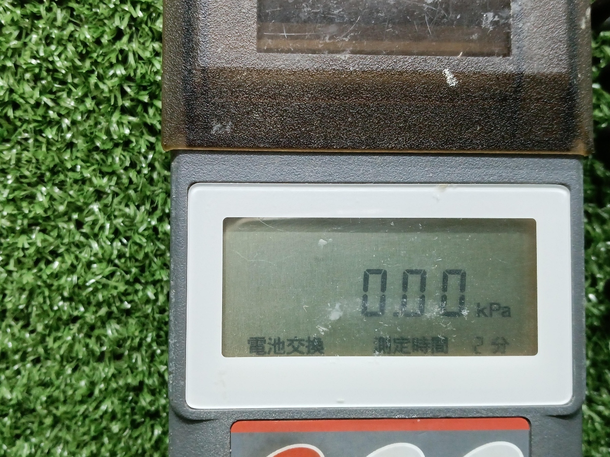 中古 通電のみ確認 現状品 愛知時計 Aichi デジタルマノメーター 都市ガス LPG MP301 ②_画像3