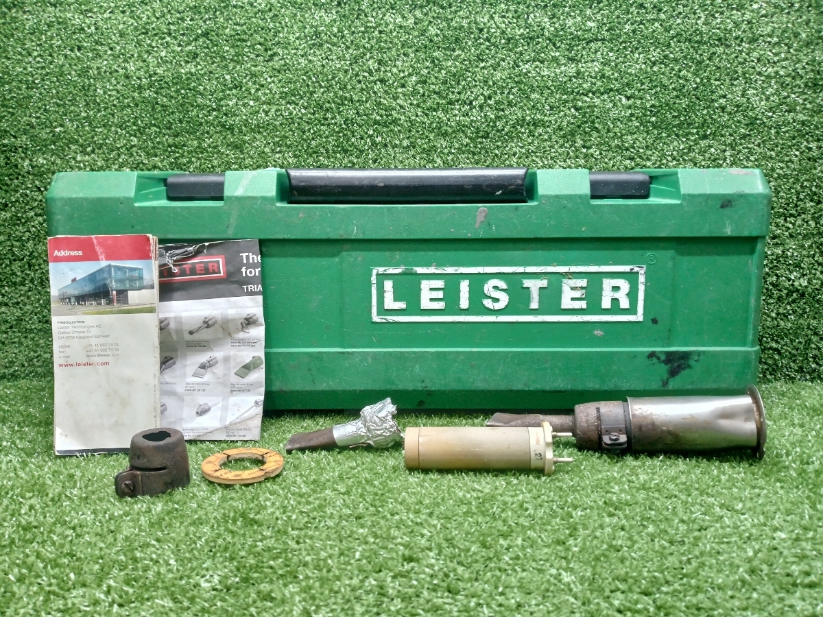 中古 ジャンク 通電不可 現状品 LEISTER ライスター トリアックST型 溶接セット 100V141.230 熱風機 溶接機 修理ベース 部品取り等に_画像10