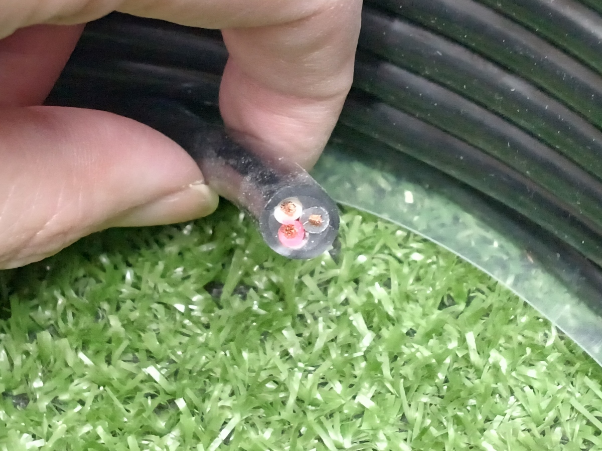 未使用 スターソフト SVCTF ケーブル 3×1.25 3芯 100m 黒白赤 電線 ②_画像4