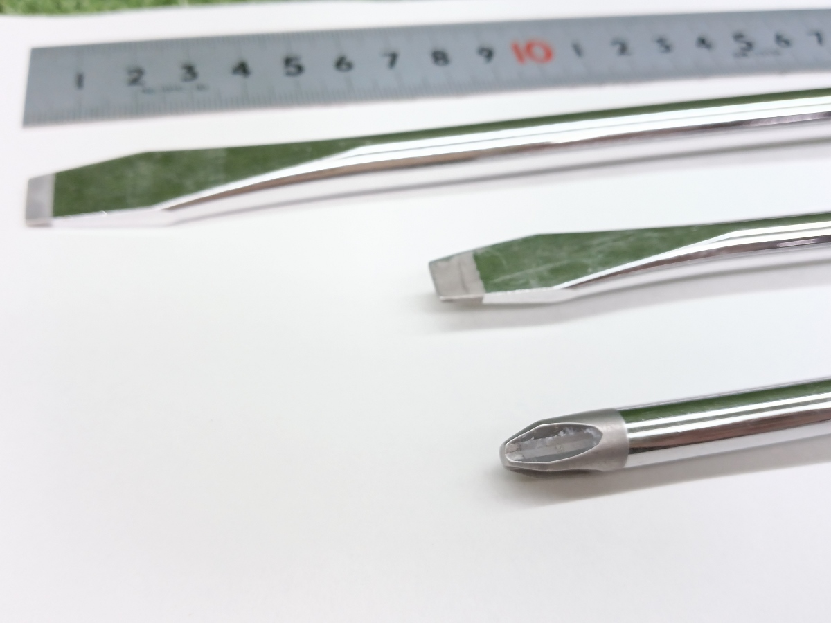 中古 snap-on スナップオン 樹脂グリップ プラス マイナス ドライバー セット 7本 まとめ売り 不揃い SDDP_画像6