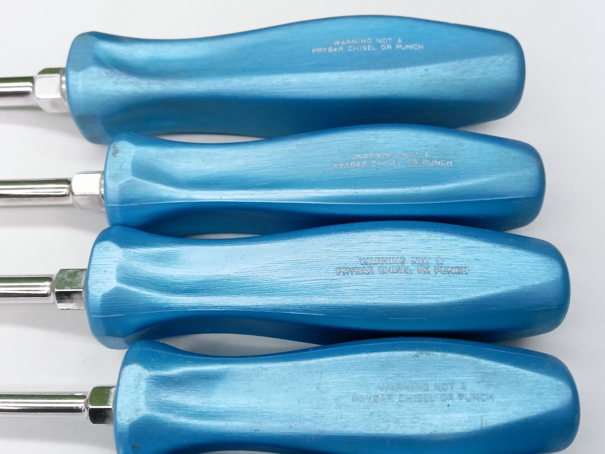 中古 snap-on スナップオン 樹脂グリップ プラス マイナス ドライバー セット 7本 まとめ売り 不揃い SDDP_画像10