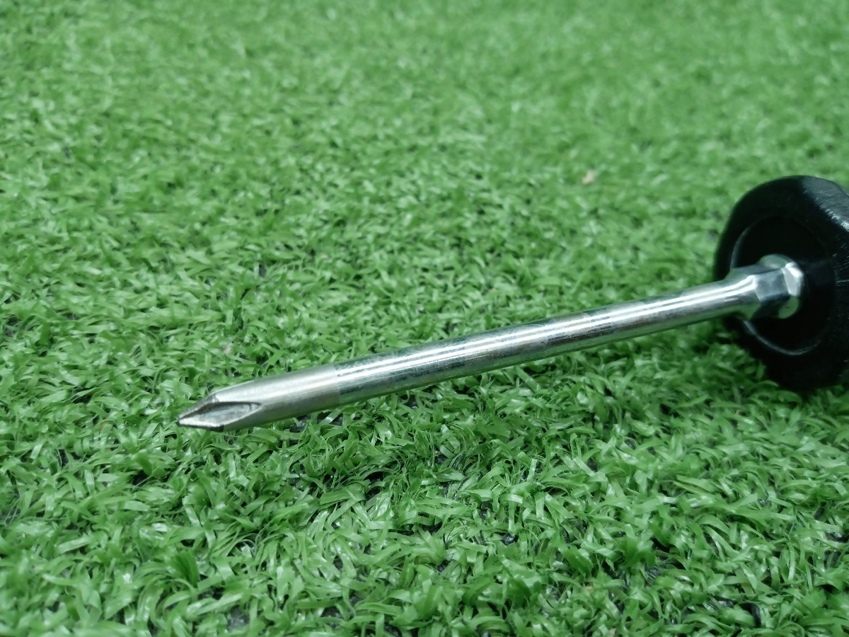 中古 snap-on スナップオン プラスドライバー グリップ 黒 ブラック 品番不明_画像2