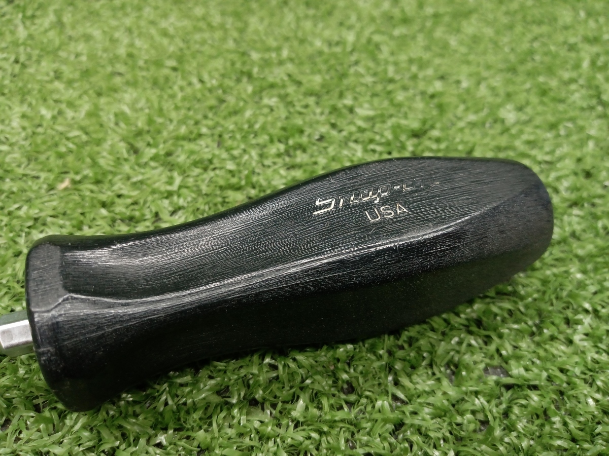 中古 snap-on スナップオン プラスドライバー グリップ 黒 ブラック 品番不明_画像3