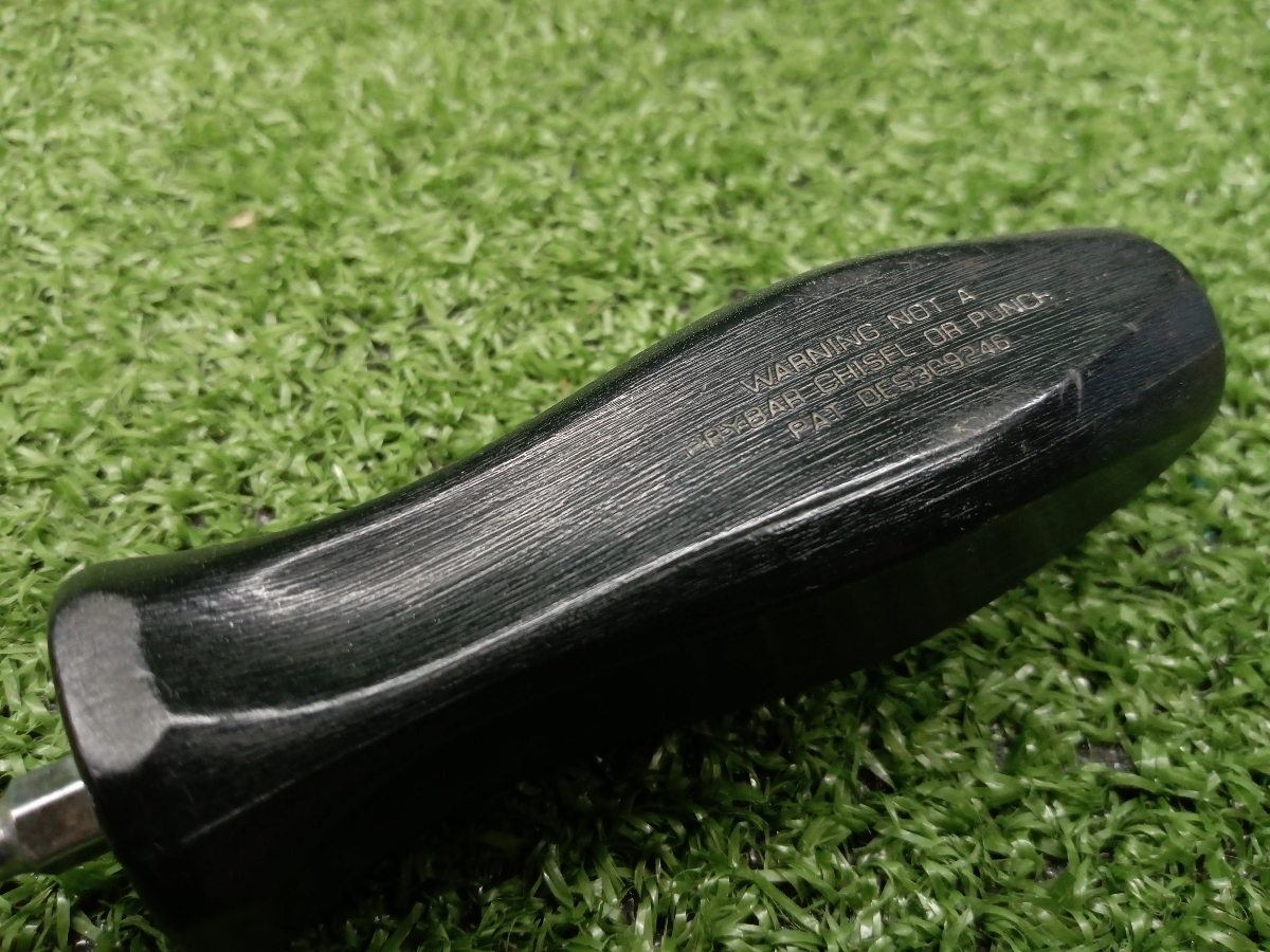 中古 snap-on スナップオン プラスドライバー グリップ 黒 ブラック 品番不明_画像6