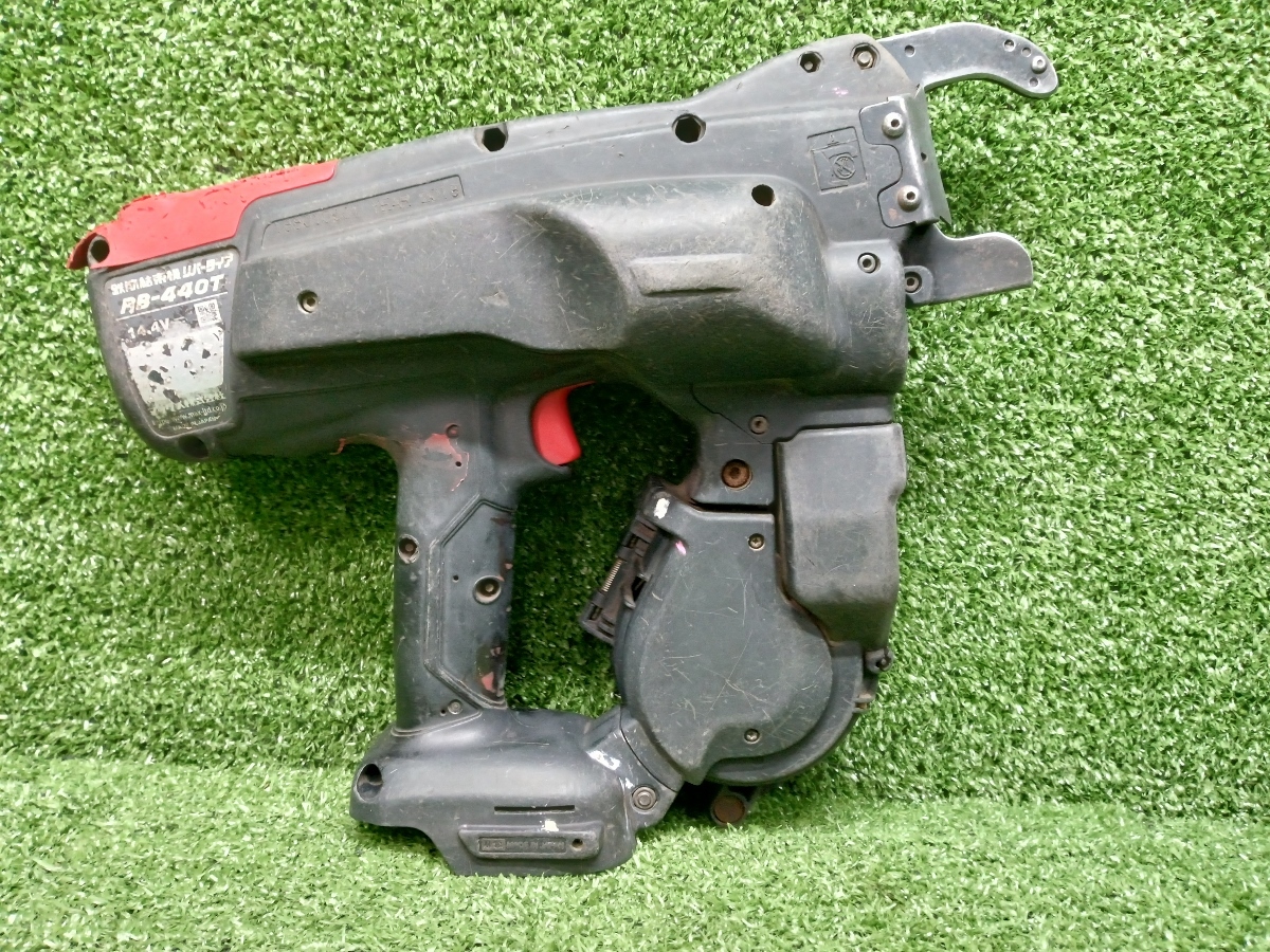 中古品 MAX マックス 14.4V 鉄筋結束機 ツインタイア TWINTIER 4.0Ah バッテリー2個 充電器付 RB-440T-B2CA/1440A_画像3