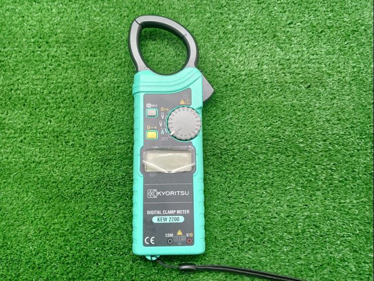 中古 KYORITSU 共立電気計器 ACデジタルクランプメータ KEW2200_画像2