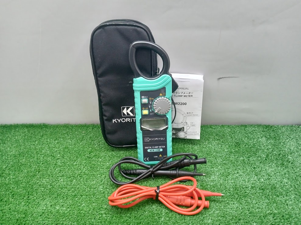 中古 KYORITSU 共立電気計器 ACデジタルクランプメータ KEW2200_画像1