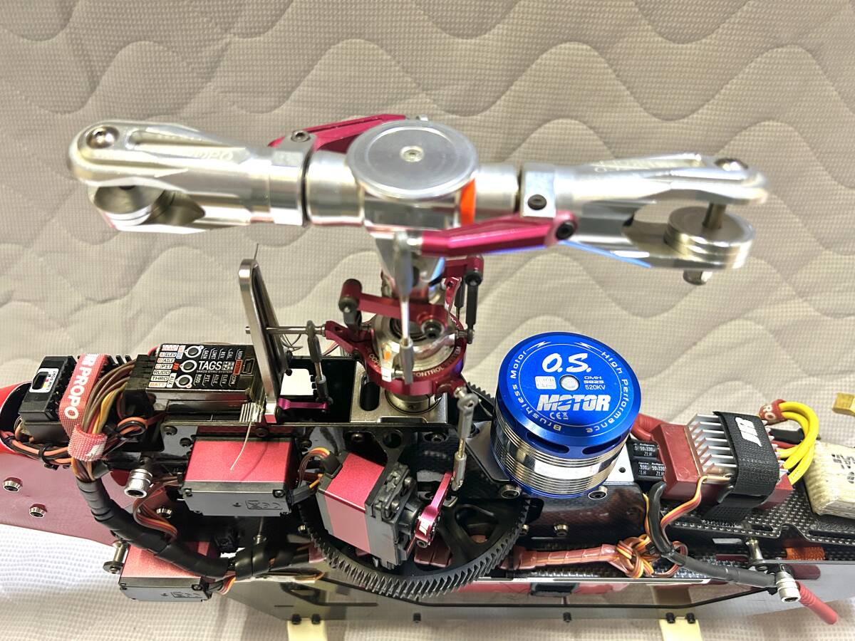 JR FORZA700 RCヘリ XG8送信機付き(中古）_画像6