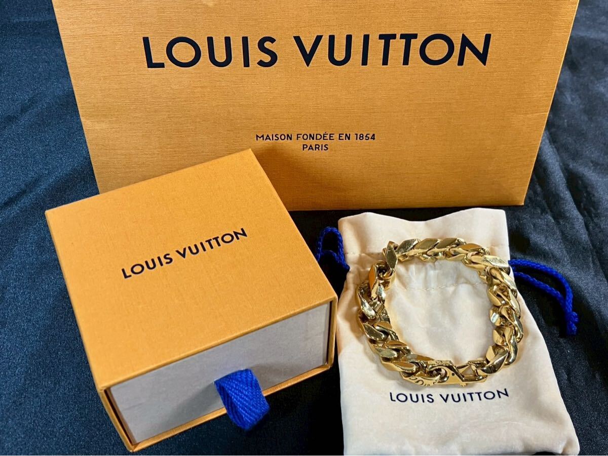  Ooshima 1602 LOUIS VUITTON Louis Vuitton M00306 цепь links браслет оттенок золота аксессуары 