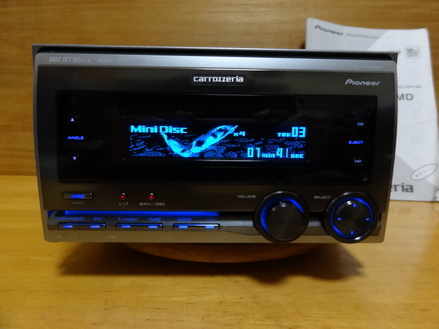 ★carrozzeria カロッツェリア CD/MD FH-P070MD 取説 美品 動作確認済み★_画像4
