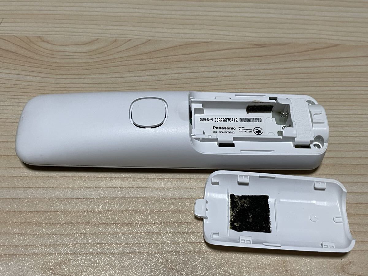 パナソニック 電話子機 KX-FKD502-S ジャンク品_画像2