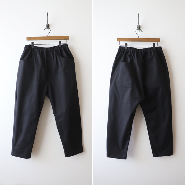 最終　冬のパンツ祭りＳＡＬＥ　９０ｃｍ　ストレッチ伸縮コットンチノ生地　マニッシュ　テーパード　パンツ ペグ　ブラック　G72B_画像10
