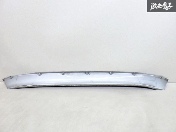 【希少!】Porsche ポルシェ 911 930 リア アンダースポイラー ダクト穴無し マフラー 左右出し用 シルバー 全長約111cm 即納 棚13D_画像2