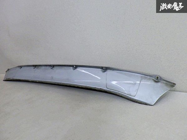【希少!】Porsche ポルシェ 911 930 リア アンダースポイラー ダクト穴無し マフラー 左右出し用 シルバー 全長約111cm 即納 棚13D_画像3