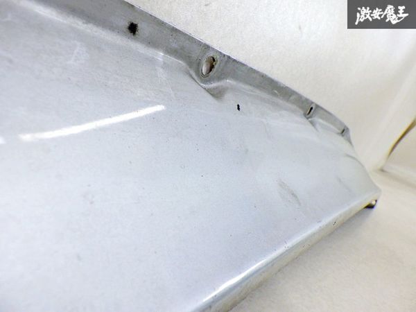 【希少!】Porsche ポルシェ 911 930 リア アンダースポイラー ダクト穴無し マフラー 左右出し用 シルバー 全長約111cm 即納 棚13D_画像4