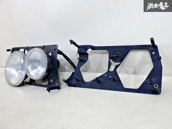 【希少！売り切り！】ランチア デルタ 純正 ハロゲン ヘッドライト ヘッドランプ 左右セット 即納 棚24A_画像3