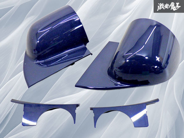 【新車外し】三菱ふそう 純正 FBA50 FBA20 キャンター ドアミラー 土台カバー 左右セット MK03443 4 MK403441 2 即納 棚19J2_画像1