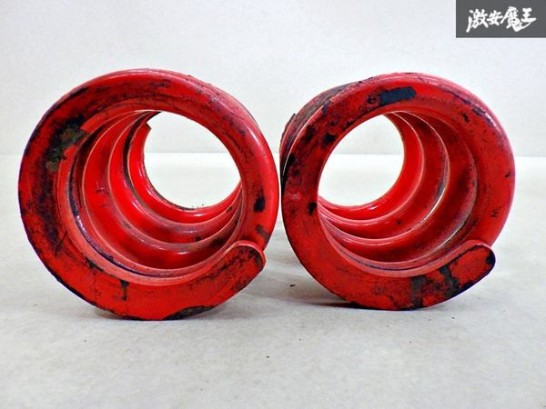 【ストア出品】社外 直巻き スプリング バネ コイル 車高調用 2本 汎用品 自由長160mm ID70mm ケンメリで使用されてました 棚8B_画像3
