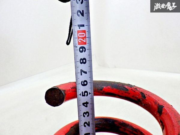 【ストア出品】社外 直巻き スプリング バネ コイル 車高調用 2本 汎用品 自由長160mm ID70mm ケンメリで使用されてました 棚8B_画像6