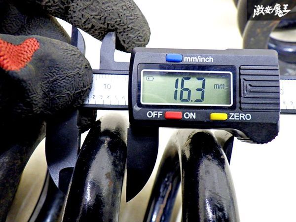 【ストア出品】社外 直巻き スプリング バネ コイル 車高調用 2本 汎用品 自由長170mm ID70mm 20kg/mm ケンメリで使用されてました 棚8C_画像5