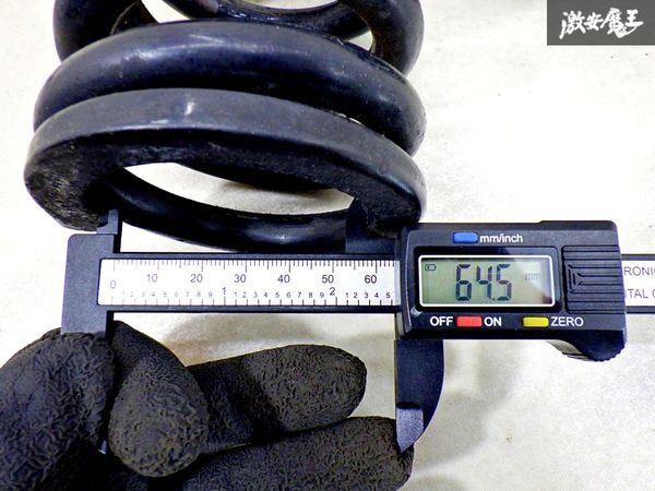 【ストア出品】社外 直巻き スプリング バネ コイル 車高調用 2本 汎用品 自由長200mm ID65mm ケンメリで使用されてました 棚8B_画像4