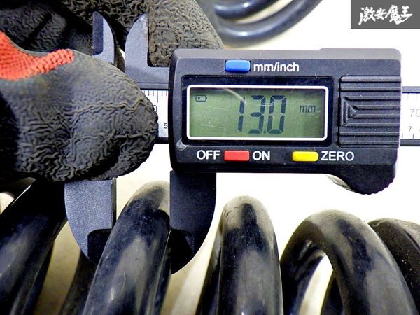 【ストア出品】社外 直巻き スプリング バネ コイル 車高調用 2本 汎用品 自由長200mm ID65mm ケンメリで使用されてました 棚8B_画像5