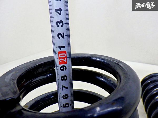 【ストア出品】社外 直巻き スプリング バネ コイル 車高調用 2本 汎用品 自由長200mm ID65mm ケンメリで使用されてました 棚8B_画像6