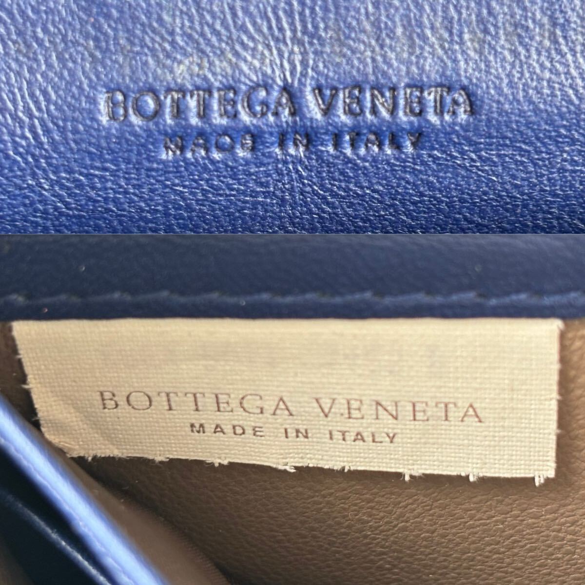 [ очень редкий прекрасный товар ]BOTTEGA VENETA Bottega Veneta длинный кошелек Zippy бумажник сетка a year z питон . кожа оттенок голубого синий серия 