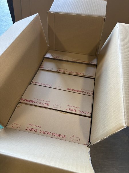 アクリル板（透明）★2mm厚端材★約20ｋｇ詰合せ1_画像5