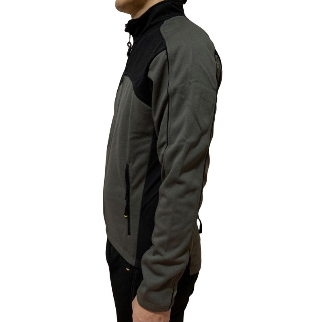 【売れ筋】防風 長袖 ウィンドブレーク サイクルジャケット グレーブラック XXL_画像4