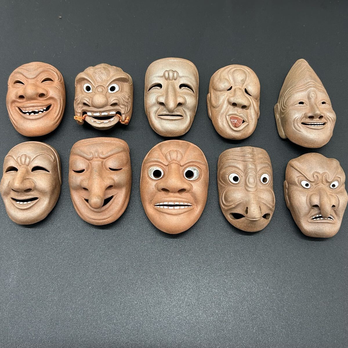  поверхность netsuke 10 шт закон . храм старый поверхность камень . жарение предмет Tokoname . netsuke Tokoname . закон . храм старый поверхность . талант поверхность орнамент античный редкий? старый изобразительное искусство 