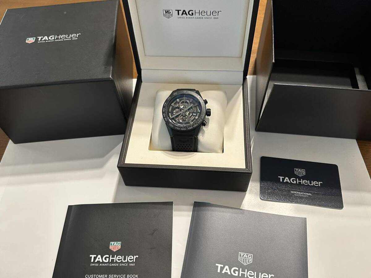 【USED・美品】タグホイヤー カレラ キャリバーホイヤー01 CAR2A91 CAR2A90.FT6071送料込み_画像7